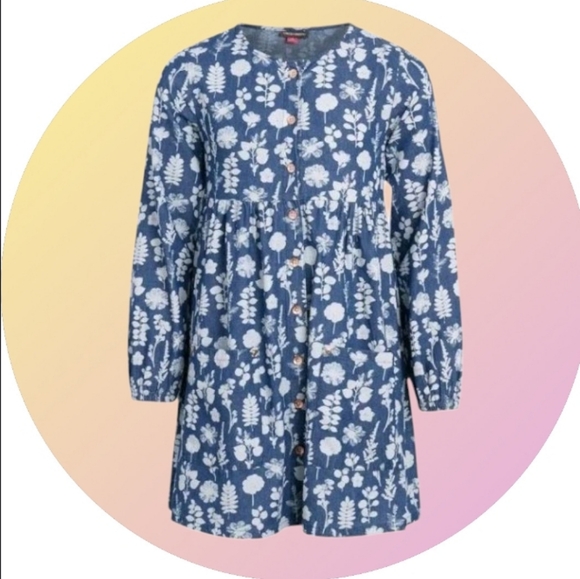 Vince Camuto Other - Vince Camuto Chambray Floral Dress